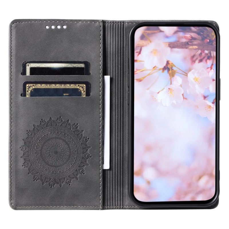 Folio-fodral Xiaomi Redmi Note 13 Pro 4g Mandala Mockaeffekt