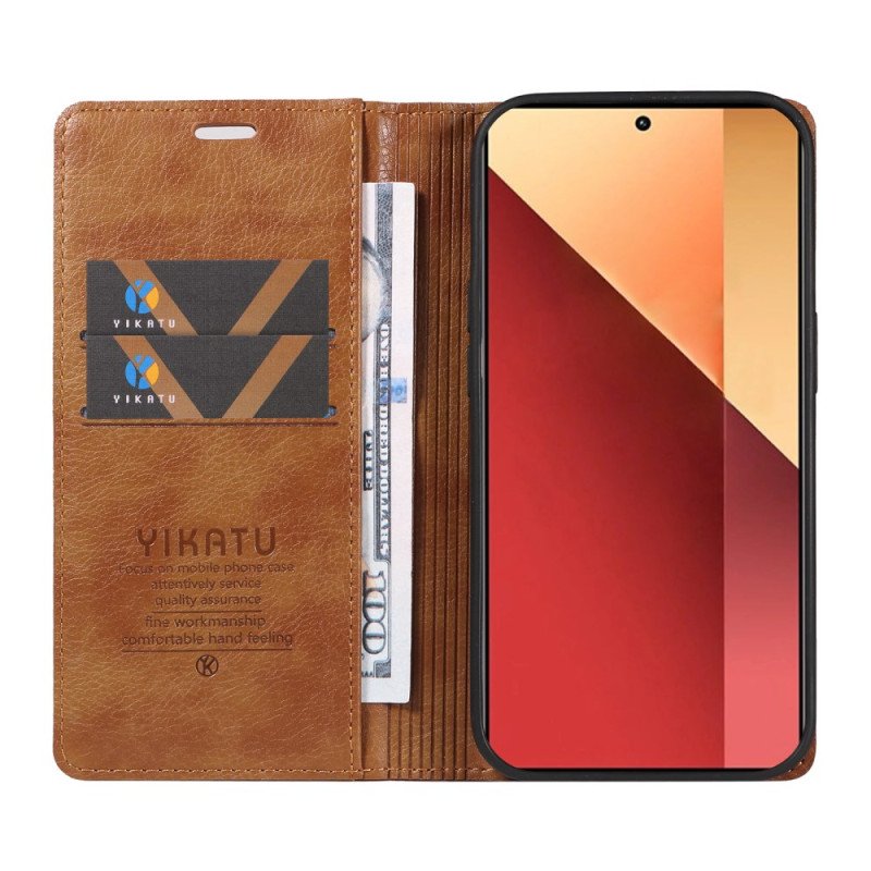 Folio-fodral Xiaomi Redmi Note 13 Pro 4g Vintage Yikatu