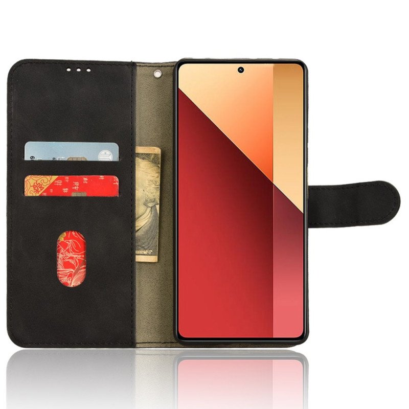 Läderfodral Xiaomi Redmi Note 13 Pro 4g Telefonfodral Mockaeffekt