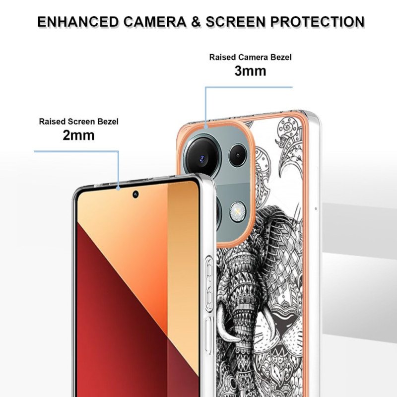 Skal Xiaomi Redmi Note 13 Pro 4g Telefonfodral Elefanttotem