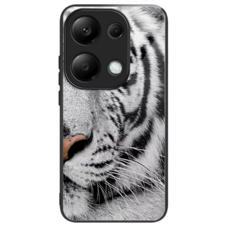 Skal Xiaomi Redmi Note 13 Pro 4g Tigerhuvud Härdat Glas