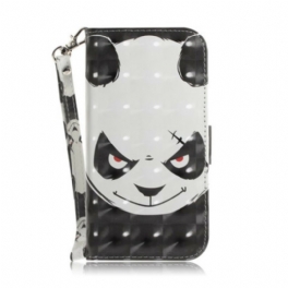 Folio-fodral Sony Xperia L4 Med Kedjar Arg Panda Med Snodd