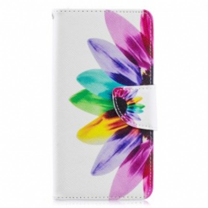 Fodral Samsung Galaxy A40 Akvarell Blomma