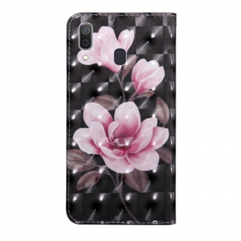 Fodral Samsung Galaxy A40 Blomma Blommor