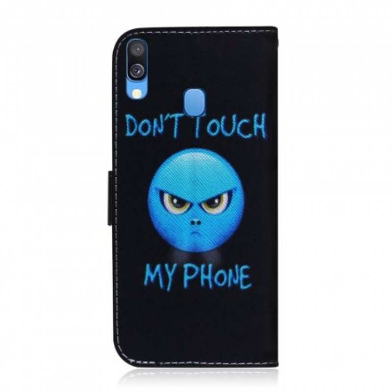 Fodral Samsung Galaxy A40 Emoji-telefon