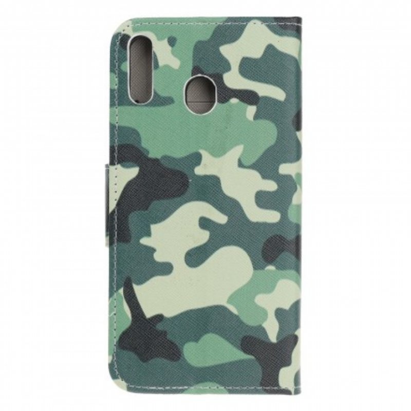 Fodral Samsung Galaxy A40 Militärt Kamouflage