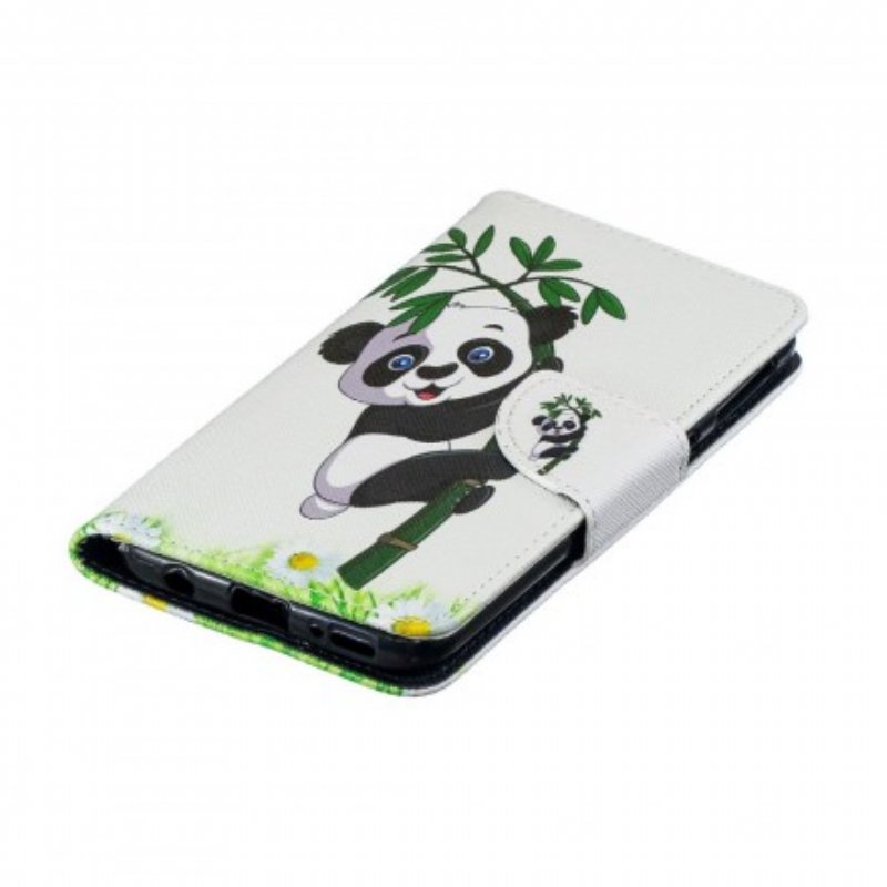 Fodral Samsung Galaxy A40 Panda På Bambu