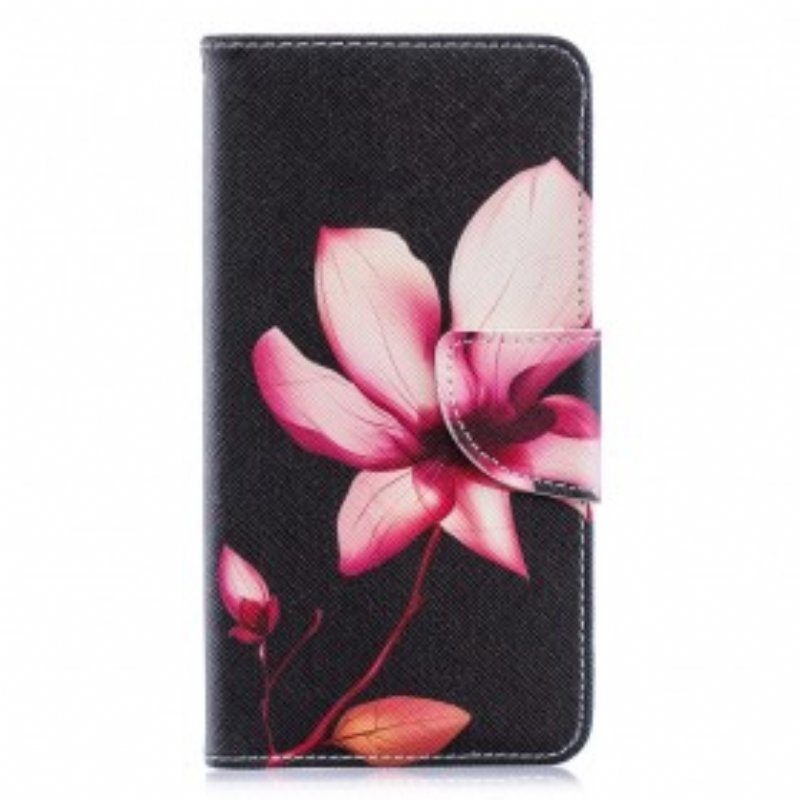 Fodral Samsung Galaxy A40 Rosa Blomma