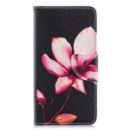 Fodral Samsung Galaxy A40 Rosa Blomma