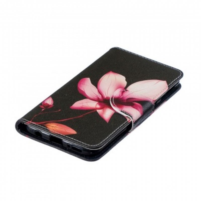 Fodral Samsung Galaxy A40 Rosa Blomma