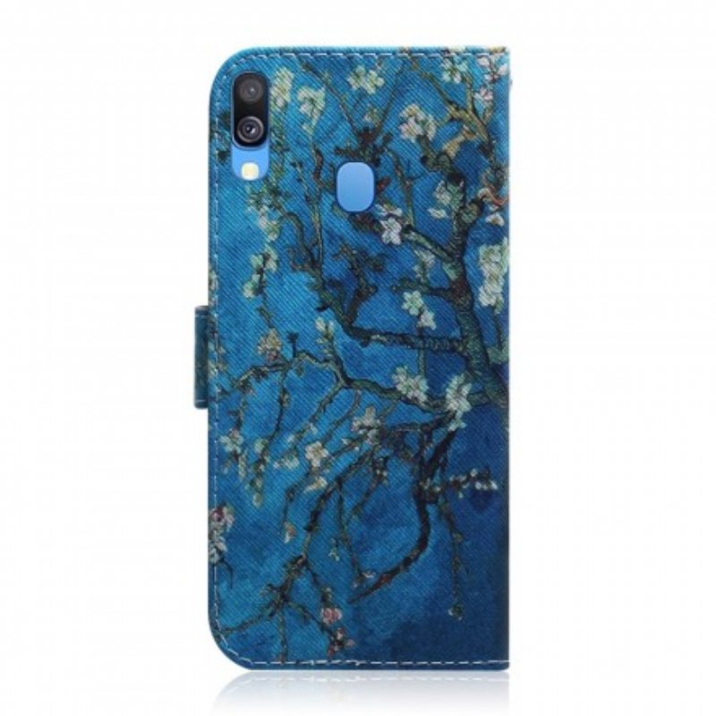 Folio-fodral Samsung Galaxy A40 Blommande Trädgren