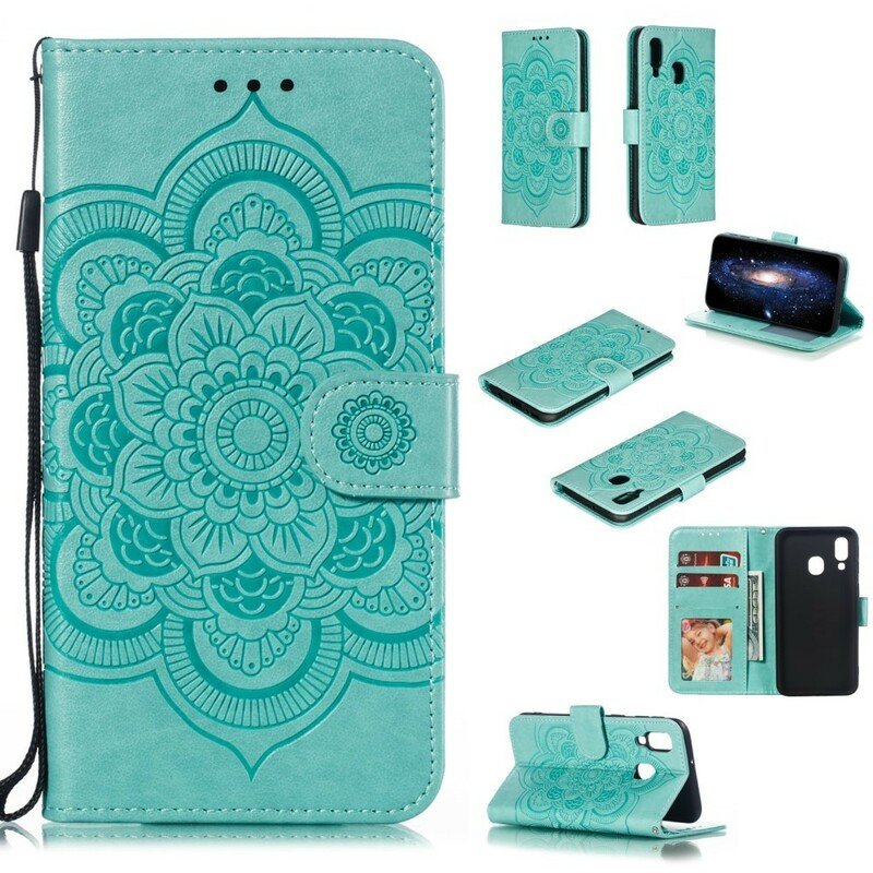 Folio-fodral Samsung Galaxy A40 Full Mandala