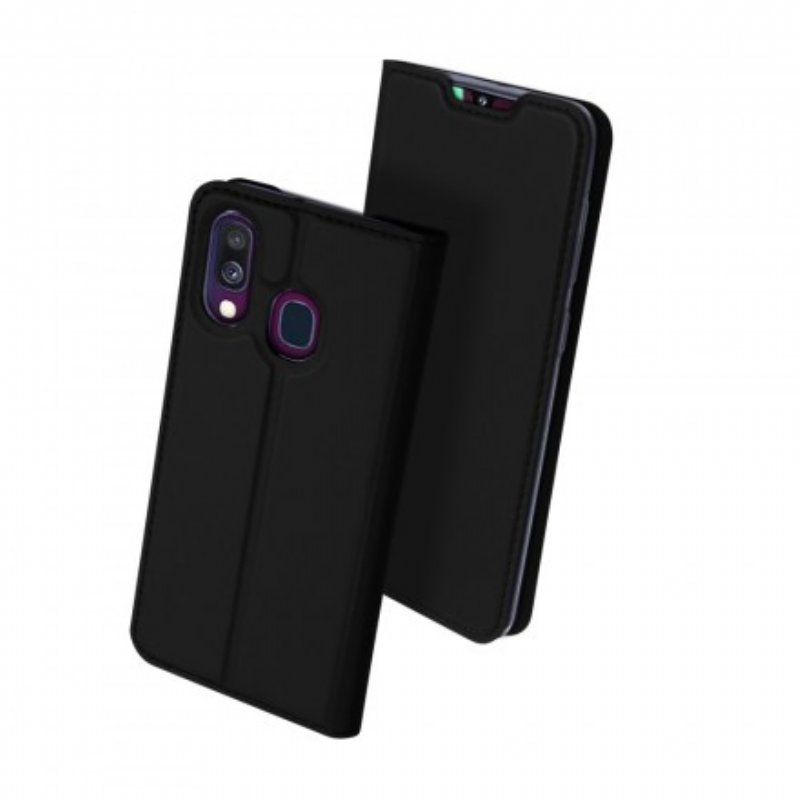 Folio-fodral Samsung Galaxy A40 Läderfodral Skin Pro Dux Ducis