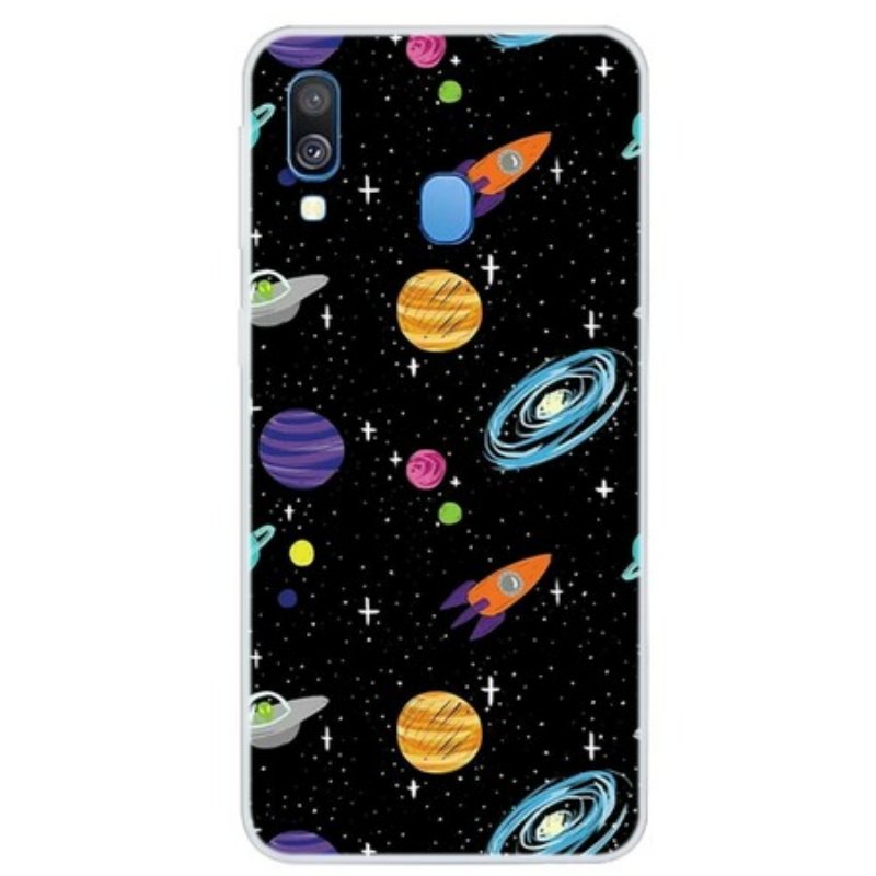 Skal Samsung Galaxy A40 Planet Galaxy