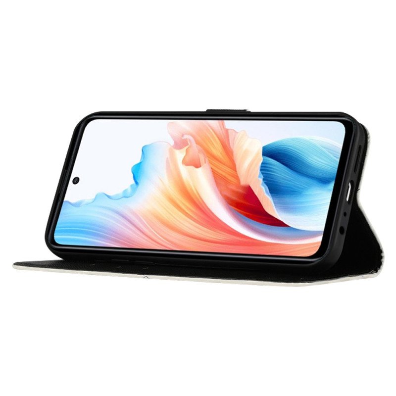 Fodral Oppo Reno 11 5g Blommig Skalle