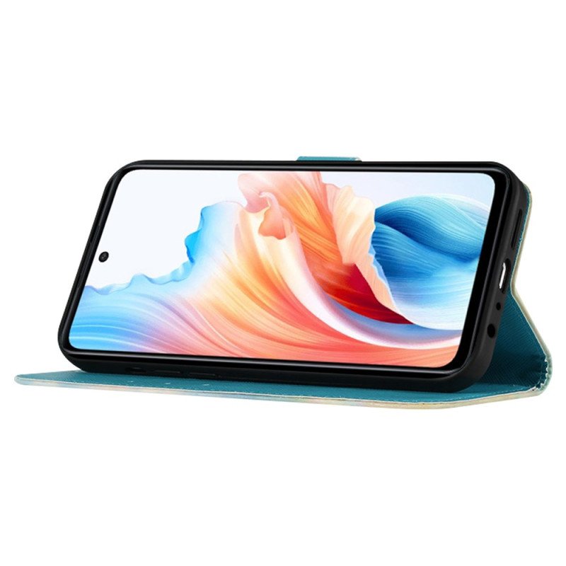 Läderfodral Oppo Reno 11 5g Telefonfodral Drömfångare