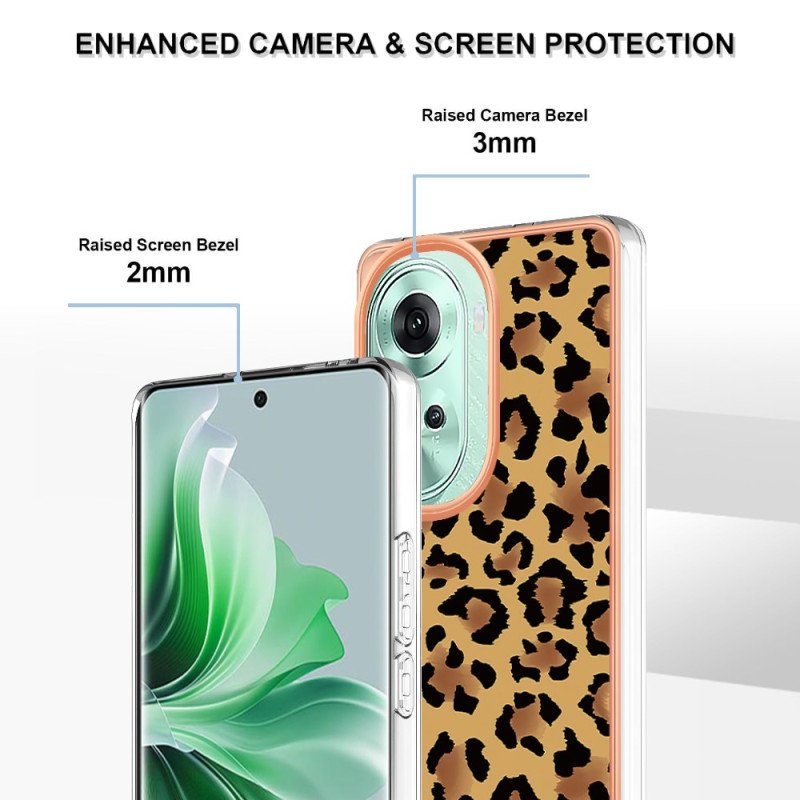 Skal Oppo Reno 11 5g Leopardtryck