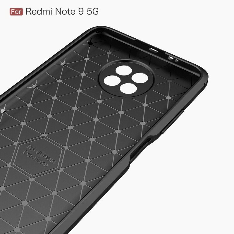 Mobilskal Xiaomi Redmi Note 9T Borstad Kolfiber