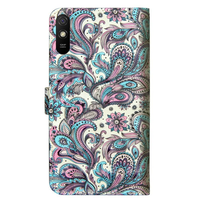 Fodral Xiaomi Redmi 9A Blommor Mönster