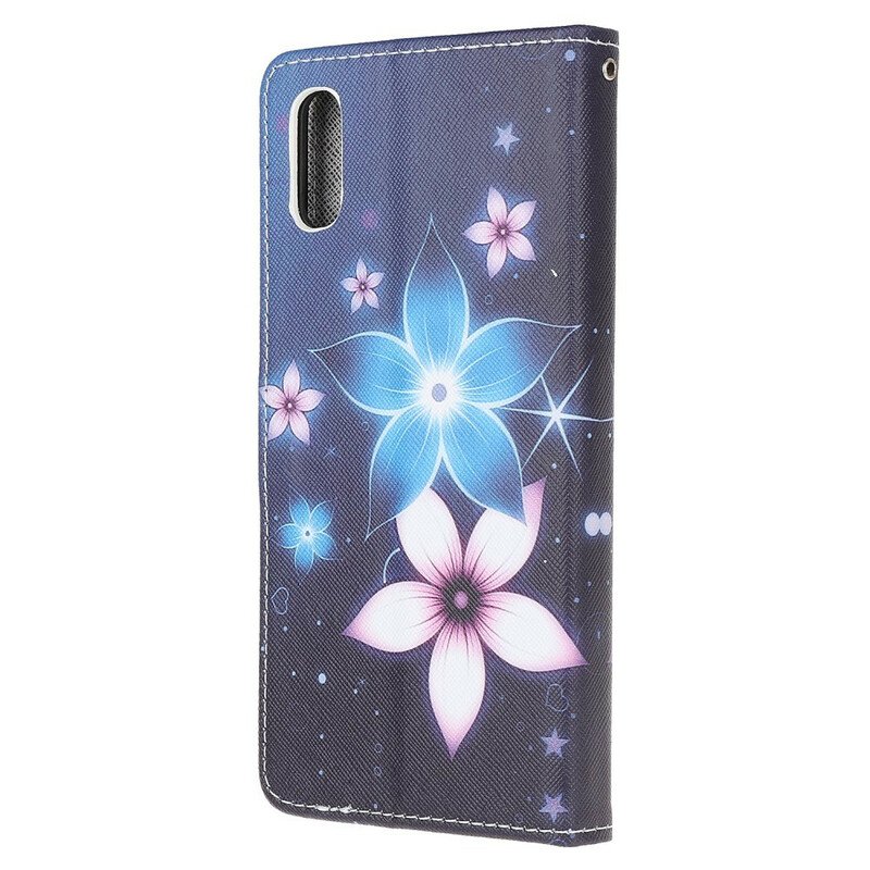 Fodral Xiaomi Redmi 9A Med Kedjar Lunar Strap Blommor