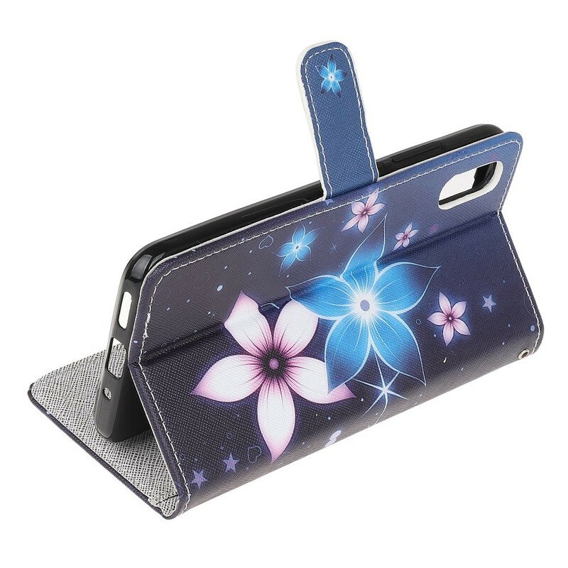 Fodral Xiaomi Redmi 9A Med Kedjar Lunar Strap Blommor