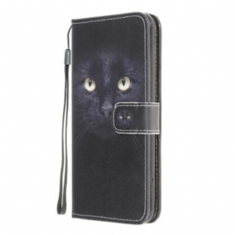 Fodral Xiaomi Redmi 9A Med Kedjar Strappy Black Cat Eyes