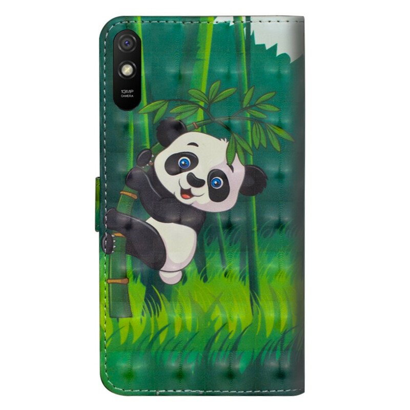 Fodral Xiaomi Redmi 9A Panda Och Bambu