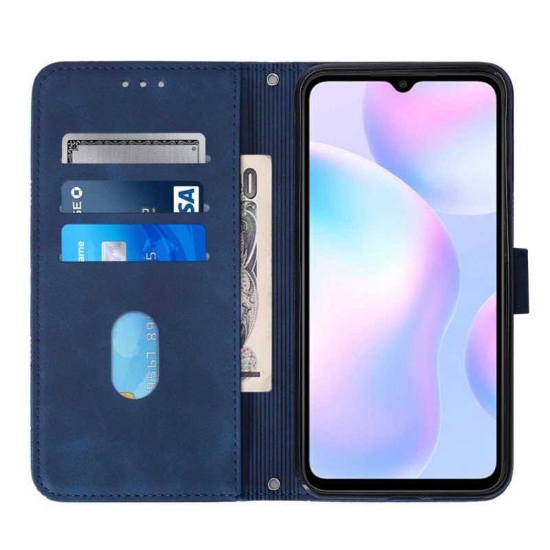 Fodral Xiaomi Redmi 9A Pyramid Lädereffekt