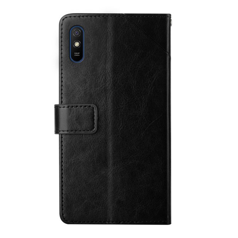 Fodral Xiaomi Redmi 9A Stil Läder Geo Y Design