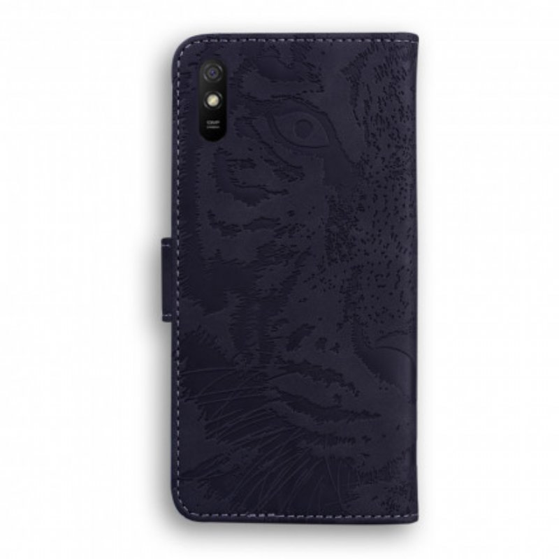 Fodral Xiaomi Redmi 9A Tiger Face Print