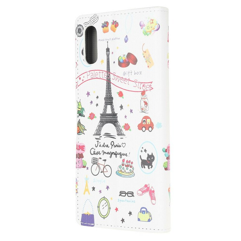 Folio-fodral Xiaomi Redmi 9A Jag Älskar Paris