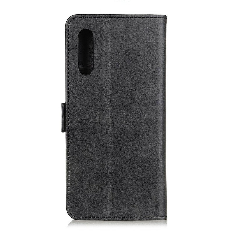 Folio-fodral Xiaomi Redmi 9A Läderfodral Dubbel Klaff