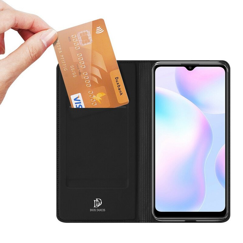 Folio-fodral Xiaomi Redmi 9A Läderfodral Skin Pro Dux Ducis