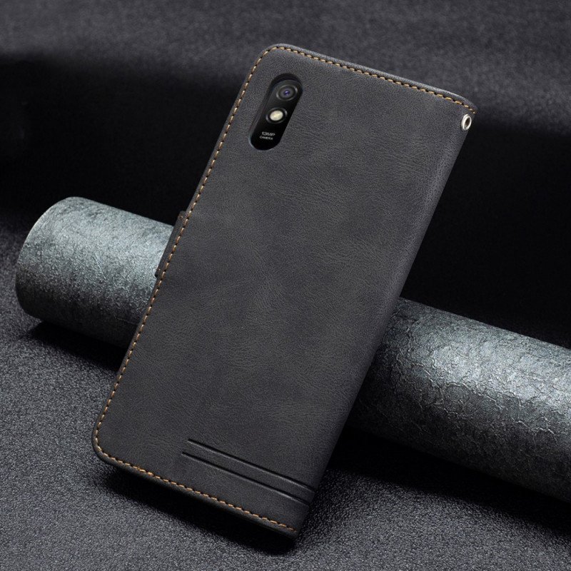 Läderfodral Xiaomi Redmi 9A Rfid Binfen Färg