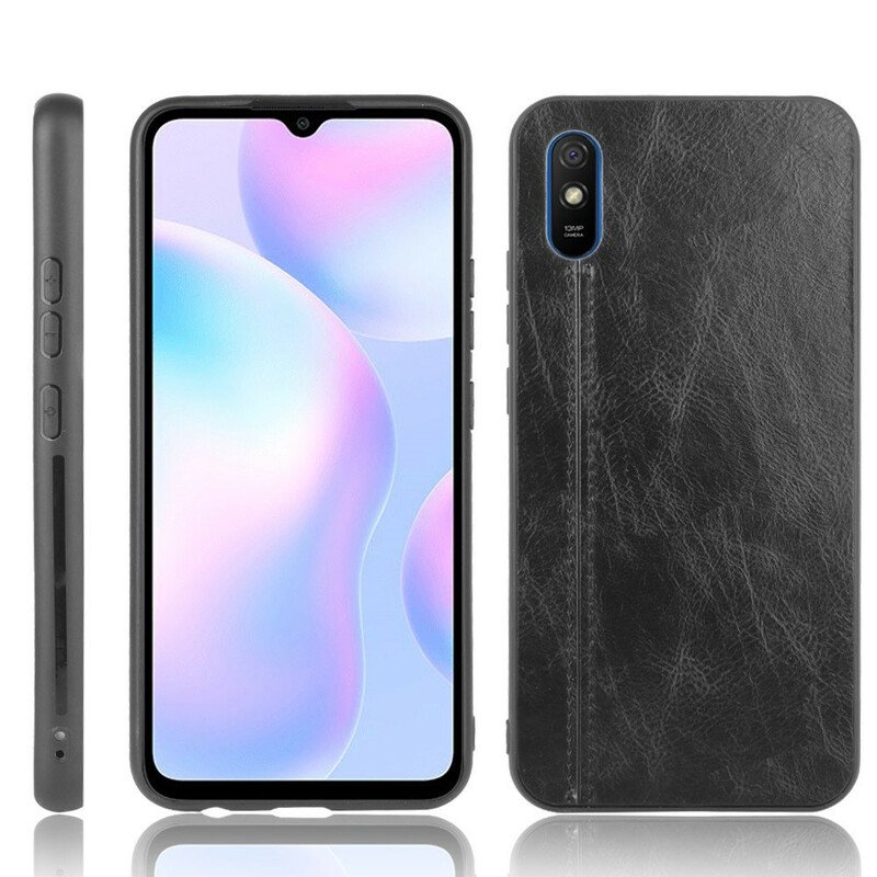 Mobilskal Xiaomi Redmi 9A Couture Lädereffekt