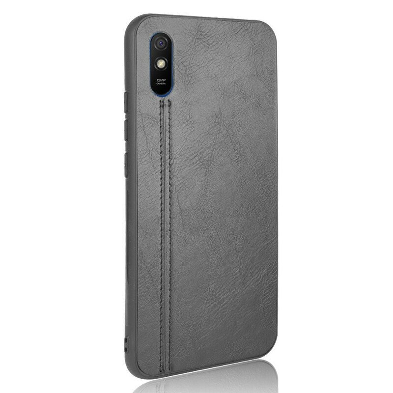 Mobilskal Xiaomi Redmi 9A Couture Lädereffekt