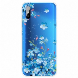 Skal Xiaomi Redmi 9A Bukett Blå Blommor