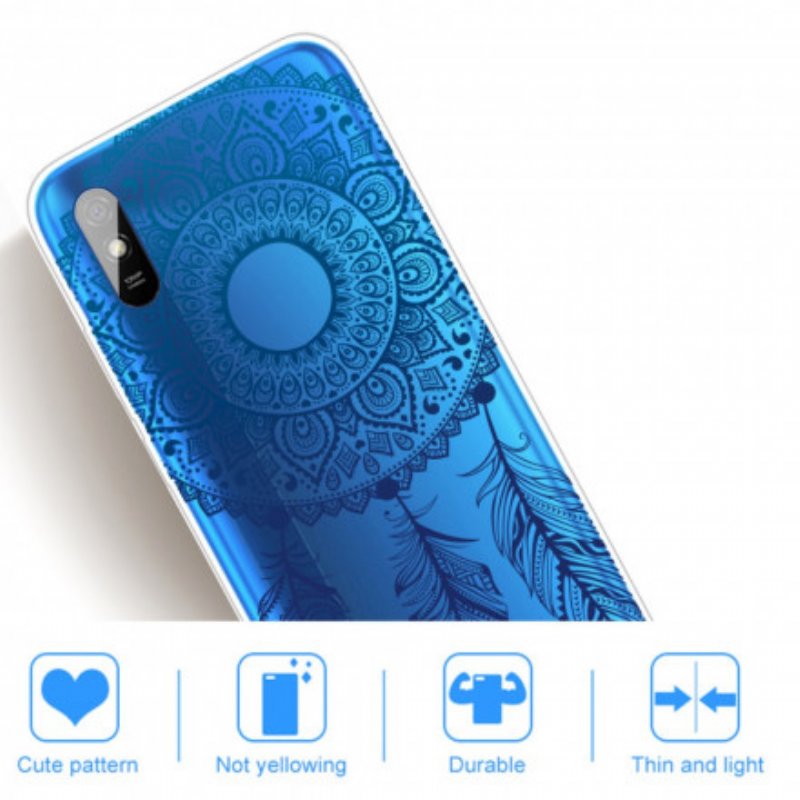 Skal Xiaomi Redmi 9A Singelblomma Mandala