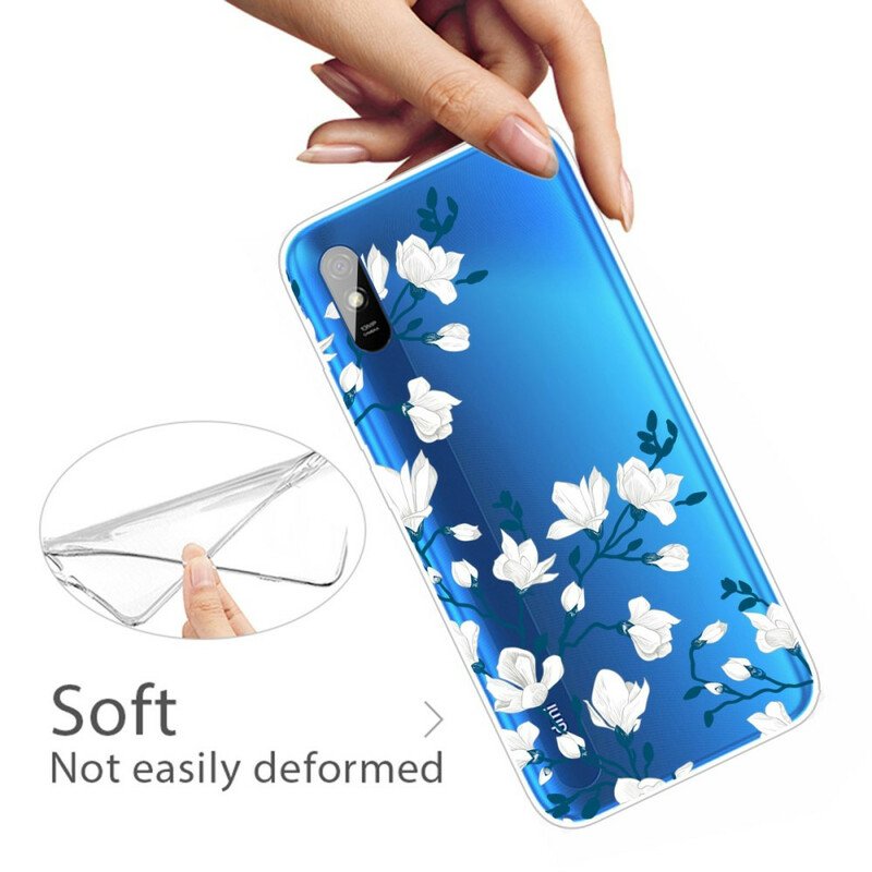 Skal Xiaomi Redmi 9A Vita Blommor