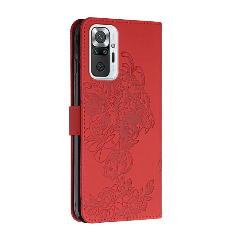 Fodral Xiaomi Redmi Note 10 Pro Med Kedjar Barock Strappy Tiger