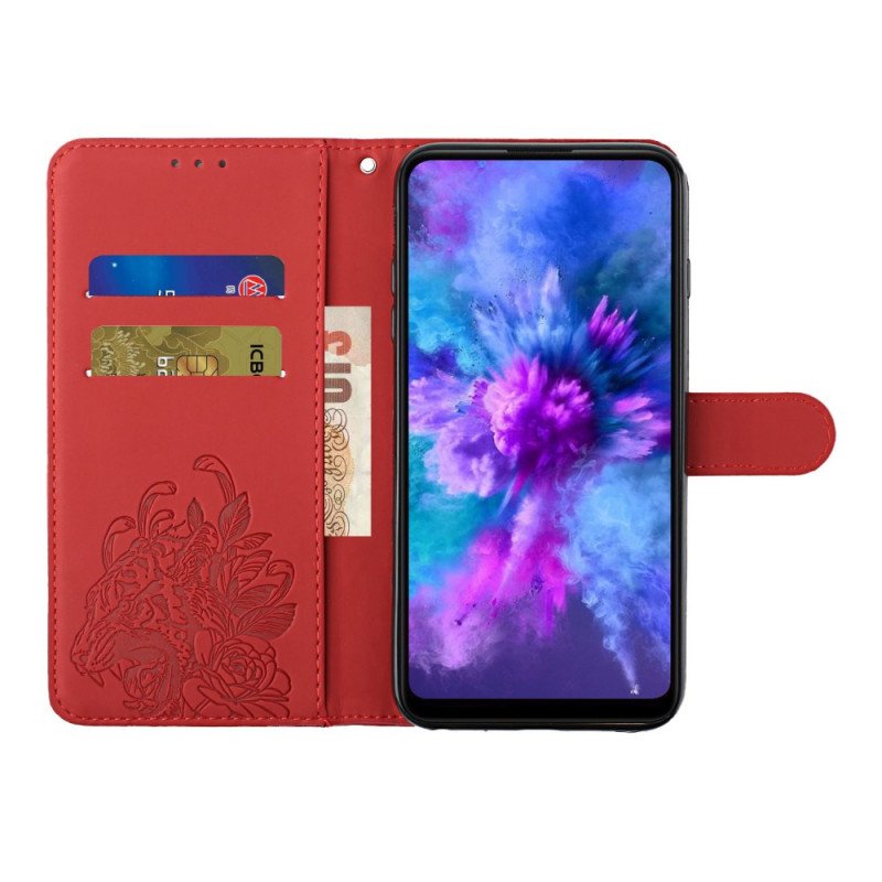 Fodral Xiaomi Redmi Note 10 Pro Med Kedjar Barock Strappy Tiger