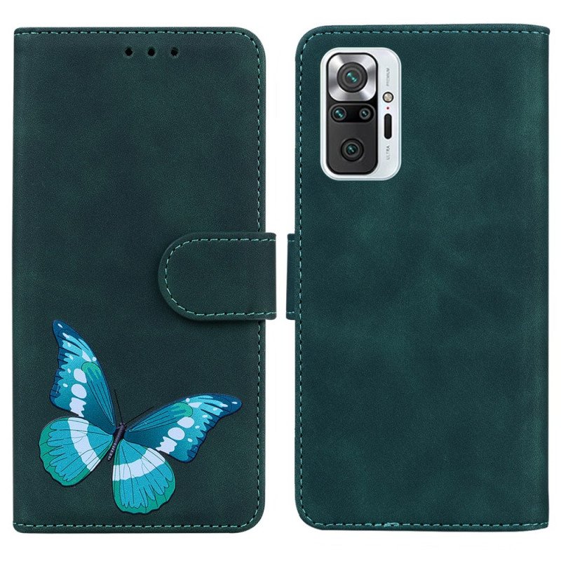 Fodral Xiaomi Redmi Note 10 Pro Skin-touch Butterfly