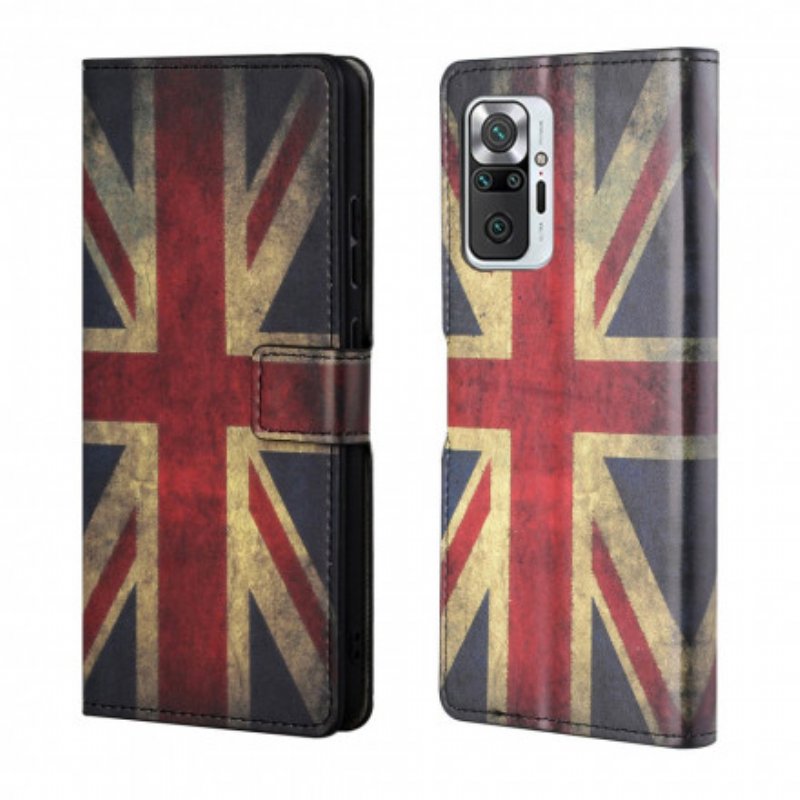 Folio-fodral Xiaomi Redmi Note 10 Pro Englands Flagga