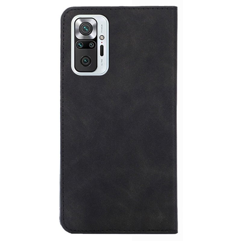 Folio-fodral Xiaomi Redmi Note 10 Pro Läderfodral Klassisk Skin-touch