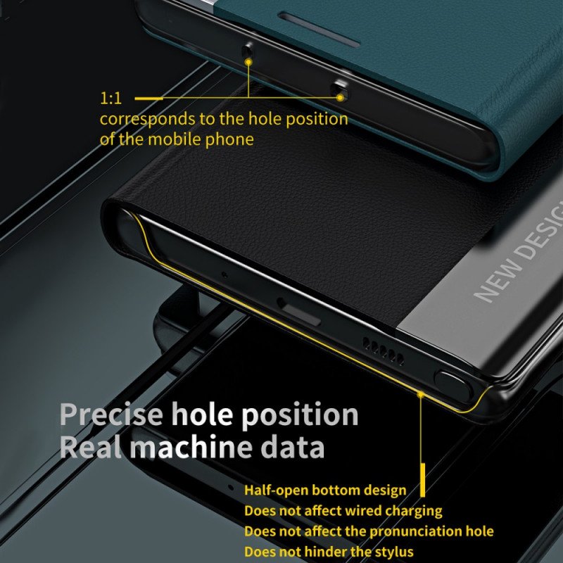 Folio-fodral Xiaomi Redmi Note 10 Pro Läderfodral Ny Design