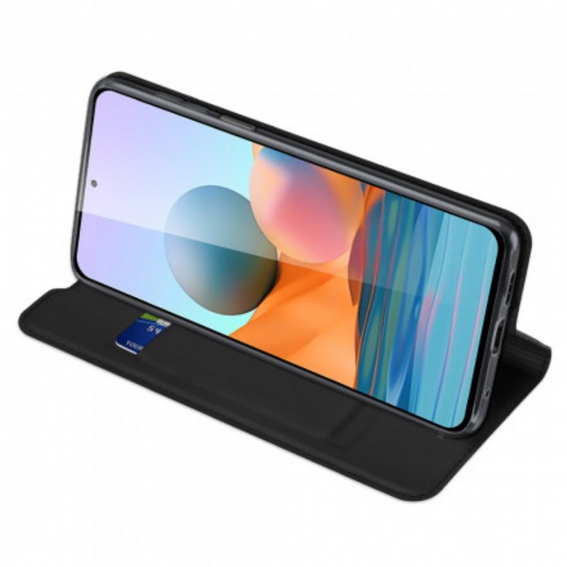 Folio-fodral Xiaomi Redmi Note 10 Pro Läderfodral Skin Pro Dux Ducis