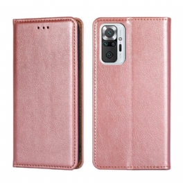 Folio-fodral Xiaomi Redmi Note 10 Pro Läderfodral Vintage Läderstil