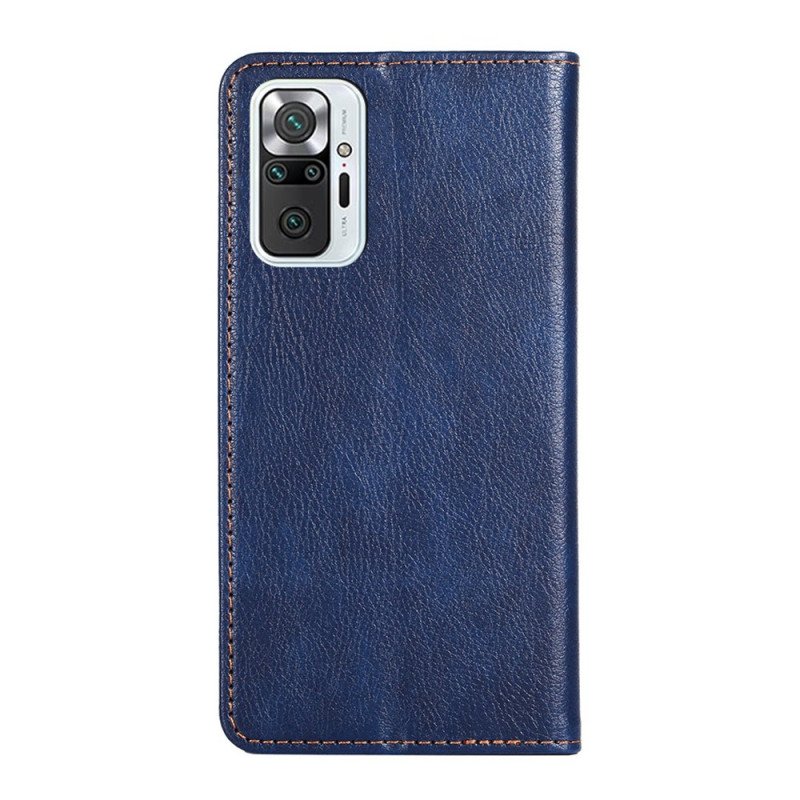 Folio-fodral Xiaomi Redmi Note 10 Pro Läderfodral Vintage Läderstil