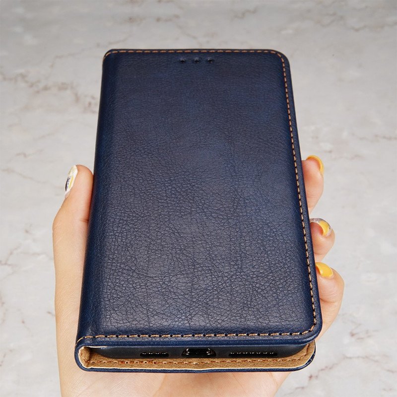 Folio-fodral Xiaomi Redmi Note 10 Pro Läderfodral Vintage Läderstil