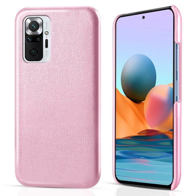 Mobilskal Xiaomi Redmi Note 10 Pro Ksq Lädereffekt